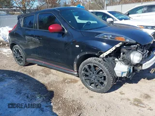 2013 Nissan Juke S with VIN JN8AF5MR8DT226398, listed as a IAAI auction lot 41640465 with 155,372 mi miles. Bid and sale history available at carsss.com. Image 1.
