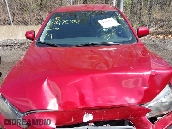 2011 Mitsubishi Lancer ES with VIN JA32U2FU3BU036133, listed as a IAAI auction lot 41970838 with 142,838 mi miles. Bid and sale history available at carsss.com. Image 10.