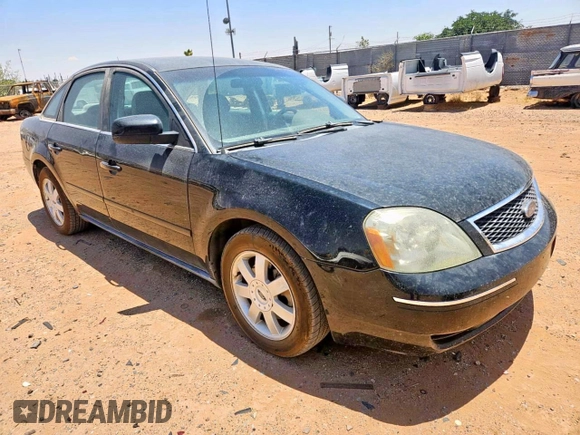 2005 Ford Five Hundred SE z VIN 1FAFP23135G155457, wystawiony jako Copart lot #59118245 z przebiegiem 157 582 mil mil oraz Tytuł czysty. Historia ofert i sprzedaży dostępna na DreamBid. Obrazek 1.