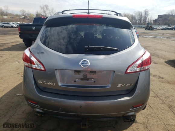 2013 Nissan Murano SL with VIN JN8AZ1MW8DW307521, listed as a Copart auction lot 53335435 with 178,757 mi miles and Clean Title. Bid and sale history available at carsss.com. Image 6.