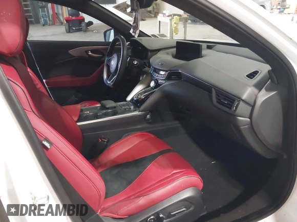2023 Acura TLX Type S with VIN 19UUB7F95PA002147, listed as a IAAI auction lot 41860522 with 11,747 mi miles and . Bid and sale history available at DreamBid. Image 5.