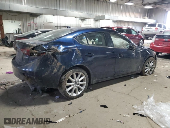 2017 Mazda 3 Grand Touring z VIN JM1BN1W38H1135914, wystawiony jako Copart lot #44387165 z przebiegiem Nie podano mil oraz Nie do naprawy • Non repairable. Historia ofert i sprzedaży dostępna na DreamBid. Obrazek 3.