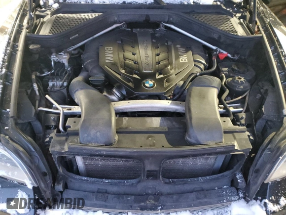 2013 BMW X6 xDrive50i with VIN 5UXFG8C52DL591320, listed as a Copart auction lot 85690334 with 0 mi miles and Salvage Title. Bid and sale history available at carsss.com. Image 12.