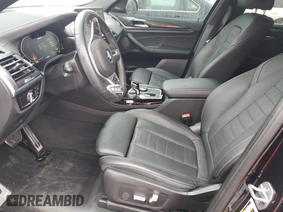 2023 BMW X4 M40i with VIN 5UX43DT00P9N89647, listed as a Copart auction lot 80450304 with 32,727 mi miles and Salvage Title. Bid and sale history available at carsss.com. Image 7.