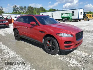 2018 Jaguar F-Pace 25t Premium with VIN SADCJ2FX6JA267072, listed as a Copart auction lot 52867035 with 77,057 mi miles and Salvage Title. Bid and sale history available at DreamBid. Image 4.