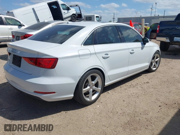 2015 Audi A3 1.8T Premium with VIN WAUACGFF0F1033693, listed as a IAAI auction lot 41823346 with 70,140 mi miles. Bid and sale history available at carsss.com. Image 4.