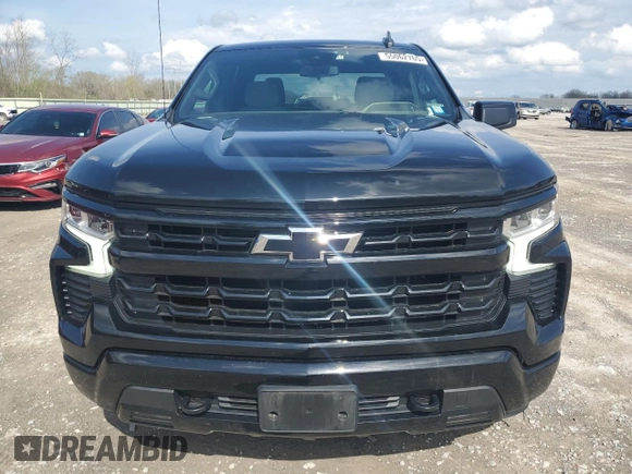 2022 Chevrolet Silverado 1500 RST with VIN 3GCUDEED6NG515263, listed as a Copart auction lot 55062765 with 100,726 mi miles and Salvage Title. Bid and sale history available at DreamBid. Image 5.