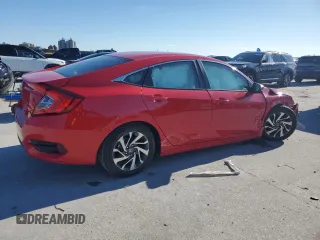 2016 Honda Civic EX with VIN 2HGFC2F72GH543505, listed as a Copart auction lot 87954465 with 25,690 mi miles and Salvage Title. Bid and sale history available at DreamBid. Image 3.