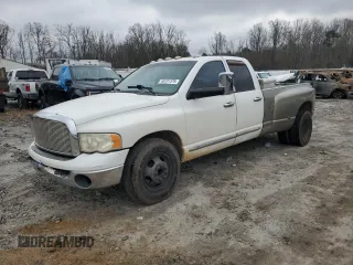 2004 Dodge Ram 3500 ST with VIN 3D7MA48C34G161955, listed as a Copart auction lot 46101375 with 362,119 mi miles and Salvage Title. Bid and sale history available at carsss.com. Image 1.