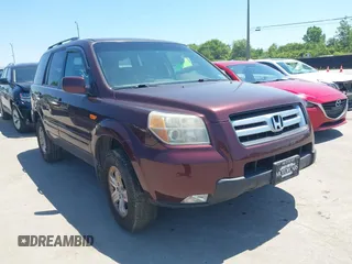 2007 Honda Pilot EX-L with VIN 2HKYF18507H533177, listed as a IAAI auction lot 42668663 with 189,683 mi miles and . Bid and sale history available at DreamBid. Image 1.