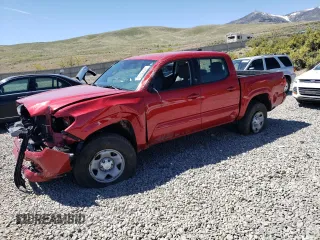 2018 Toyota Tacoma SR with VIN 5TFAX5GN6JX123910, listed as a Copart auction lot 55942755 with 76,043 mi miles and Salvage title. Bid and sale history available at DreamBid. Image 1.
