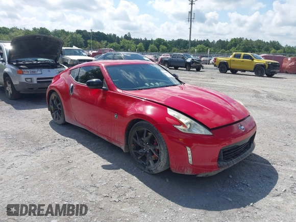 2015 Nissan 370Z Sport with VIN JN1AZ4EH1FM444122, listed as a IAAI auction lot 42140720 with Not Provided miles and . Bid and sale history available at DreamBid. Image 1.