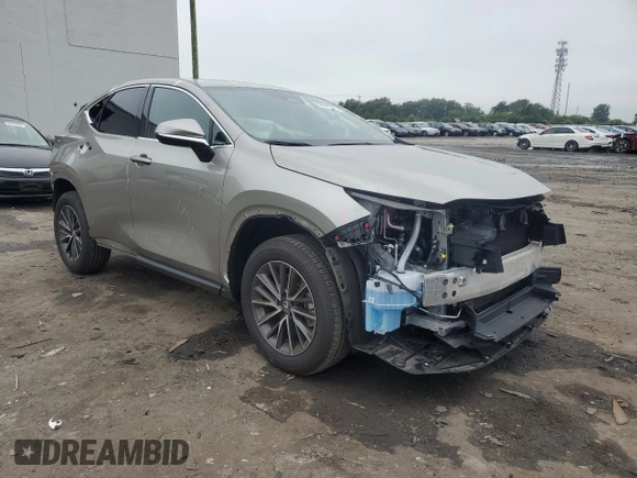 2025 Lexus NX 350 Premium with VIN 2T2GGCEZ3SC072186, listed as a Copart auction lot 59979045 with 7,331 mi miles and Salvage title. Bid and sale history available at DreamBid. Image 4.