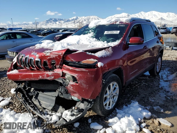 2014 Jeep Cherokee Latitude with VIN 1C4PJMCSXEW266324, listed as a Copart auction lot 49708415 with 140,961 mi miles and Salvage Title. Bid and sale history available at DreamBid. Image 1.