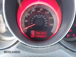 2012 Kia Forte SX with VIN KNAFW4A33C5595018, listed as a IAAI auction lot 41695047 with 187,356 mi miles. Bid and sale history available at carsss.com. Image 7.