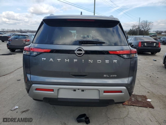 2024 Nissan Pathfinder SL with VIN 5N1DR3CC3RC310553, listed as a Copart auction lot 87014594 with 1,684 mi miles and Salvage Title. Bid and sale history available at carsss.com. Image 6.