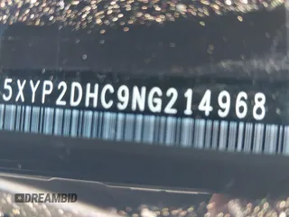 2022 Kia Telluride LX z VIN 5XYP2DHC9NG214968, wystawiony jako IAAI lot #41329588 z przebiegiem 59 141 mil mil oraz . Historia ofert i sprzedaży dostępna na DreamBid. Obrazek 9.