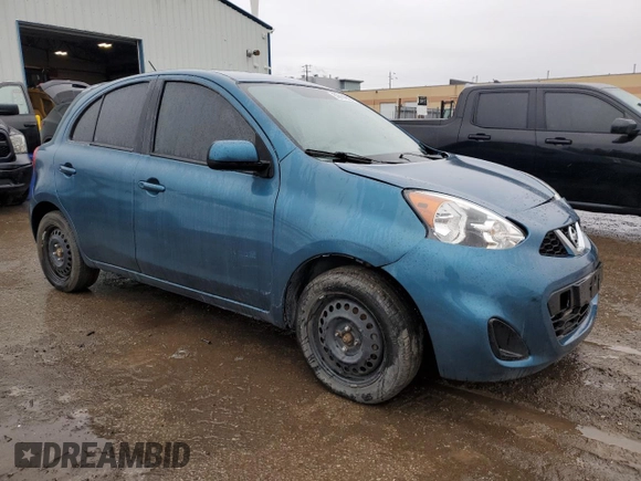 2017 Nissan Micra S with VIN 3N1CK3CP1HL241231, listed as a Copart auction lot 52914835 with 109,110 mi miles and Salvage Title. Bid and sale history available at DreamBid. Image 4.