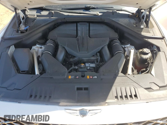 2021 Genesis GV80 with VIN KMUHCESCXMU051032, listed as a Copart auction lot 48432615 with 130,864 mi miles and Salvage Title. Bid and sale history available at DreamBid. Image 12.