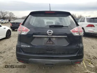 2016 Nissan Rogue S with VIN KNMAT2MT1GP683579, listed as a Copart auction lot 46114835 with 126,625 mi miles and Salvage Title. Bid and sale history available at carsss.com. Image 6.