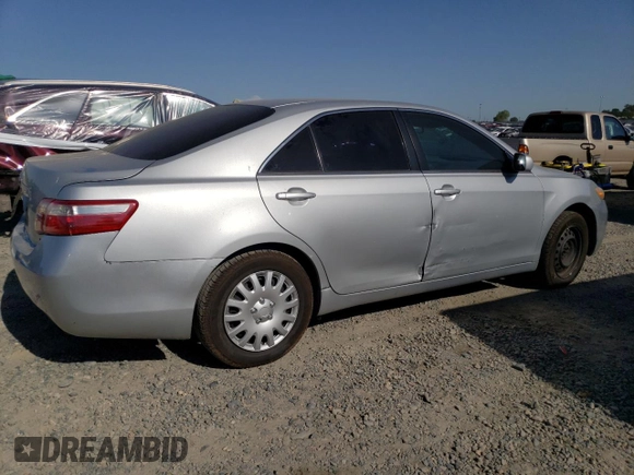 2007 Toyota Camry CE with VIN 4T1BE46K97U601724, listed as a Copart auction lot 54062785 with Not Provided miles and Salvage Title. Bid and sale history available at carsss.com. Image 3.