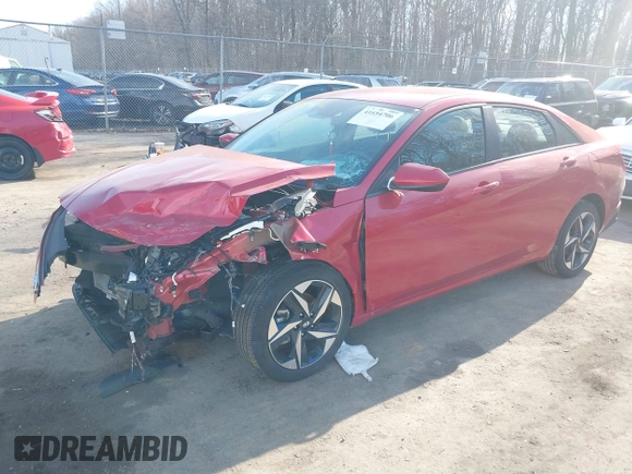 2023 Hyundai Elantra SEL with VIN 5NPLS4AG9PH099487, listed as a IAAI auction lot 41654706 with 14,225 mi miles and . Bid and sale history available at DreamBid. Image 17.