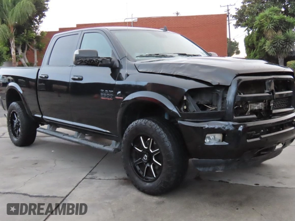 2017 Ram 2500 Laramie with VIN 3C6UR5FL9HG540564, listed as a Copart auction lot 55138675 with 12,554 mi miles and Salvage Title. Bid and sale history available at carsss.com. Image 1.