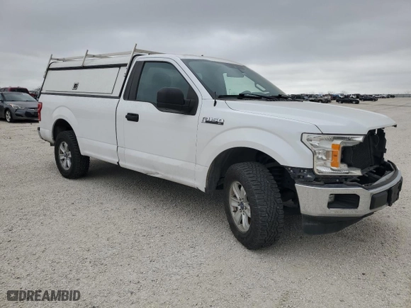 2019 Ford F-150 XL with VIN 1FTMF1C59KKC79369, listed as a Copart auction lot 42282245 with 91,449 mi miles and Salvage Title. Bid and sale history available at carsss.com. Image 4.
