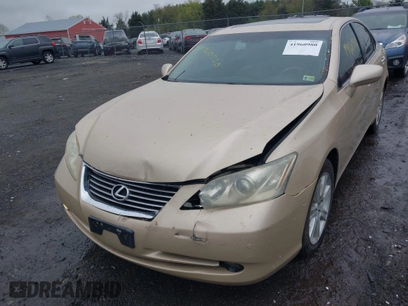 2008 Lexus ES 350 with VIN JTHBJ46G282185734, listed as a IAAI auction lot 41960980 with 176,752 mi miles. Bid and sale history available at carsss.com. Image 6.