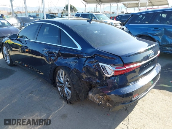 2019 Audi A6 Prestige with VIN WAUM2AF25KN021116, listed as a IAAI auction lot 41959018 with 57,742 mi miles. Bid and sale history available at carsss.com. Image 3.