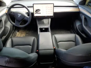 2023 Tesla Model 3 with VIN 5YJ3E1EA3PF707076, listed as a Copart auction lot 48993105 with 30,525 mi miles and Salvage Title. Bid and sale history available at DreamBid. Image 8.