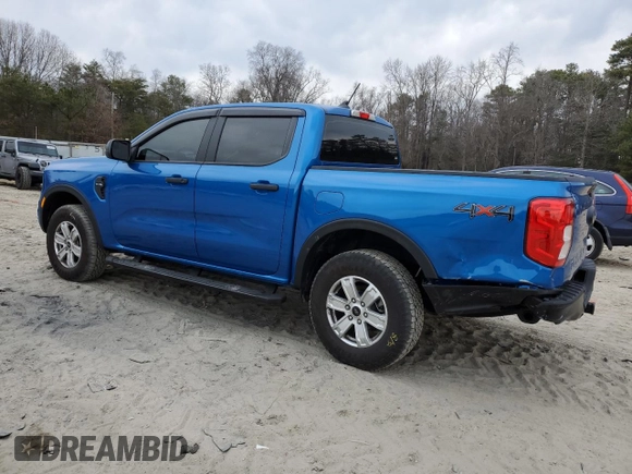 2024 Ford Ranger XL with VIN 1FTER4PH3RLE01522, listed as a Copart auction lot 47116435 with 4,638 mi miles and Salvage Title. Bid and sale history available at carsss.com. Image 2.