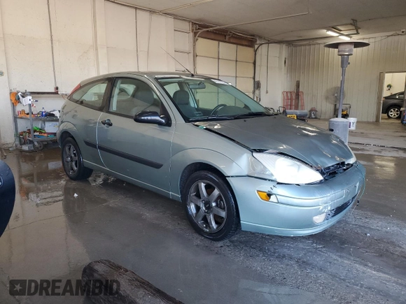2004 Ford Focus ZX3 with VIN 3FAFP31364R124737, listed as a Copart auction lot 46147595 with 177,619 mi miles and Salvage Title. Bid and sale history available at carsss.com. Image 4.