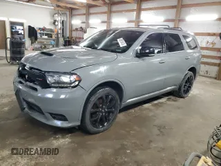 2019 Dodge Durango GT Plus z VIN 1C4RDJDG9KC599474, wystawiony jako Copart lot #43975475 z przebiegiem 99 239 mil mil oraz Szkoda całkowita • Salvage title. Historia ofert i sprzedaży dostępna na DreamBid. Obrazek 1.