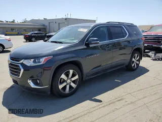 2019 Chevrolet Traverse LT z VIN 1GNERHKW2KJ162552, wystawiony jako Copart lot #56183605 z przebiegiem 56 357 mil mil oraz Szkoda całkowita • Salvage title. Historia ofert i sprzedaży dostępna na DreamBid. Obrazek 1.