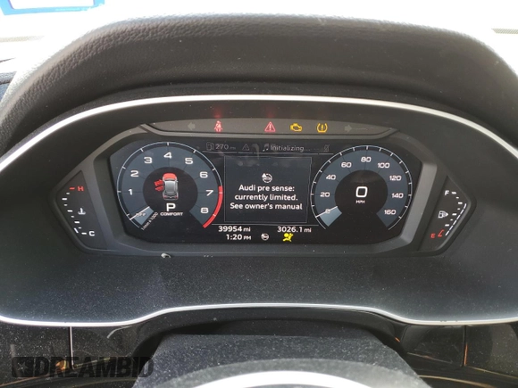 2019 Audi Q3 Premium with VIN WA1AECF3XK1084053, listed as a Copart auction lot 67948242 with 39,954 mi miles. Bid and sale history available at carsss.com. Image 9.