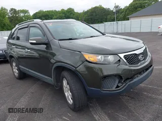 2011 Kia Sorento LX with VIN 5XYKT4A27BG139742, listed as a IAAI auction lot 42220847 with 240,172 mi miles and . Bid and sale history available at carsss.com. Image 1.