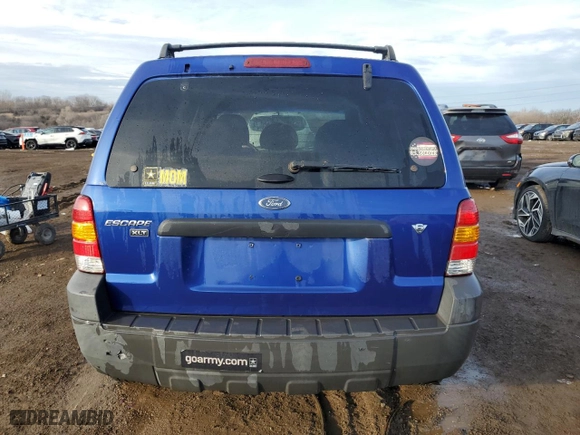 2006 Ford Escape XLT with VIN 1FMYU03156KB58824, listed as a Copart auction lot 46247915 with 163,797 mi miles and Salvage Title. Bid and sale history available at carsss.com. Image 6.
