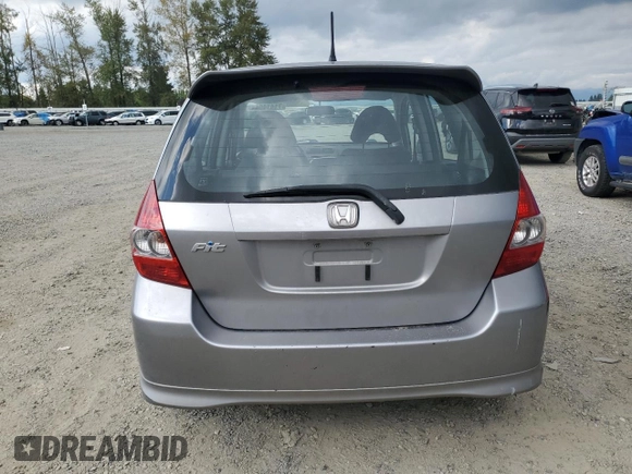 2008 Honda Fit Sport with VIN JHMGD38668S024685, listed as a Copart auction lot 71414644 with 83,132 mi miles and Salvage Title. Bid and sale history available at carsss.com. Image 6.