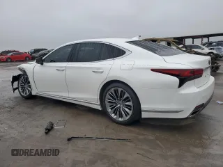 2022 Lexus LS with VIN JTHD51FF7N5015883, listed as a Copart auction lot 45516195 with 20,683 mi miles and Salvage Title. Bid and sale history available at carsss.com. Image 2.