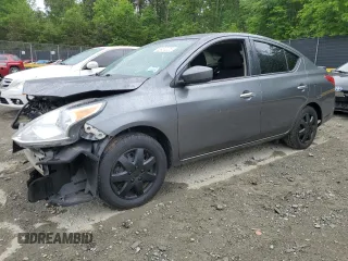 2019 Nissan Versa SV z VIN 3N1CN7AP6KL880441, wystawiony jako Copart lot #56430225 z przebiegiem 86 495 mil mil oraz Szkoda całkowita • Salvage title. Historia ofert i sprzedaży dostępna na DreamBid. Obrazek 1.