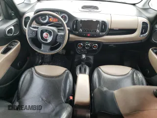 2014 FIAT 500L Lounge with VIN ZFBCFACH9EZ017436, listed as a Copart auction lot 42578185 with 134,621 mi miles and Salvage Title. Bid and sale history available at DreamBid. Image 8.