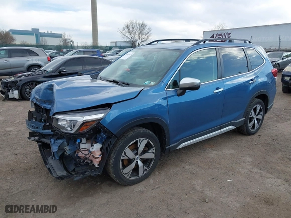 2019 Subaru Forester Touring with VIN JF2SKAWC7KH489948, listed as a IAAI auction lot 41820223 with 72,554 mi miles. Bid and sale history available at carsss.com. Image 22.