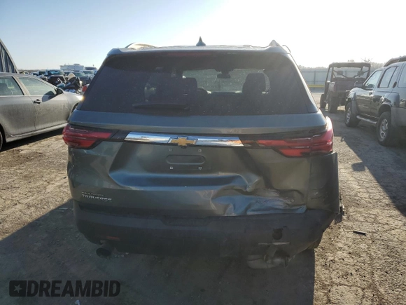 2023 Chevrolet Traverse LT Cloth with VIN 1GNERGKW6PJ148672, listed as a Copart auction lot 49722365 with 81,800 mi miles and Salvage title. Bid and sale history available at DreamBid. Image 6.
