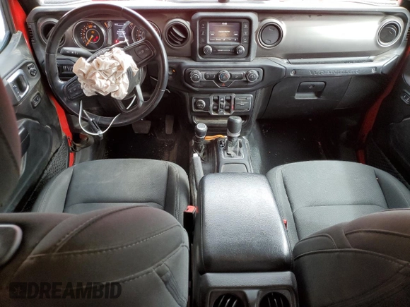 2020 Jeep Wrangler Unlimited Sport S with VIN 1C4HJXDNXLW160354, listed as a Copart auction lot 50141615 with 62,812 mi miles and Salvage title. Bid and sale history available at DreamBid. Image 8.