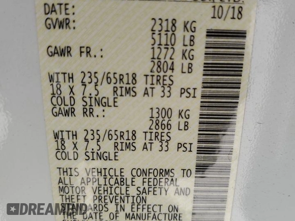2018 Nissan Murano SV z VIN 5N1AZ2MG8JN194435, wystawiony jako Copart lot #56951315 z przebiegiem 21 944 mil mil oraz Szkoda całkowita • Salvage title. Historia ofert i sprzedaży dostępna na DreamBid. Obrazek 13.