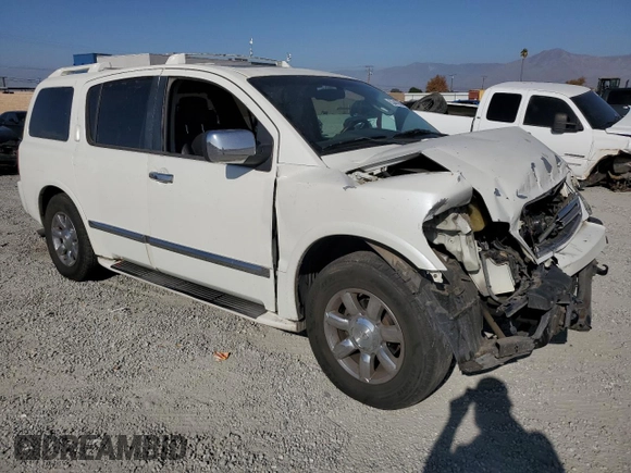2004 Infiniti QX56 with VIN 5N3AA08A54N803932, listed as a Copart auction lot 83443694 with 0 mi miles and Salvage Title. Bid and sale history available at carsss.com. Image 4.