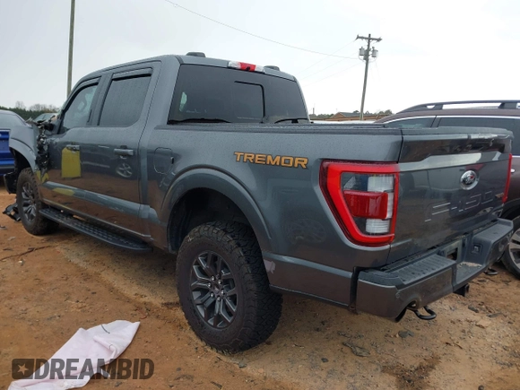 2023 Ford F-150 XL with VIN 1FTEW1E8XPFA72517, listed as a IAAI auction lot 41763300 with 1 mi miles. Bid and sale history available at carsss.com. Image 3.