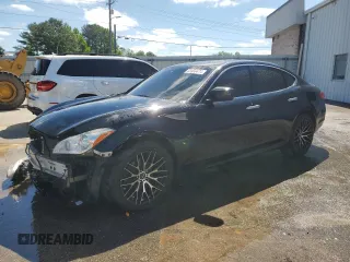 2011 Infiniti M37 with VIN JN1BY1AP1BM326780, listed as a Copart auction lot 63911814 with 172,669 mi miles and Salvage Title. Bid and sale history available at carsss.com. Image 1.