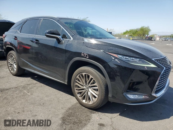 2020 Lexus RX 350 with VIN 2T2JZMAA8LC163543, listed as a Copart auction lot 57774285 with 72,794 mi miles and Salvage title. Bid and sale history available at DreamBid. Image 4.